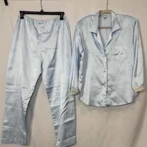 Miss Elaine Light Blue Pajama Set